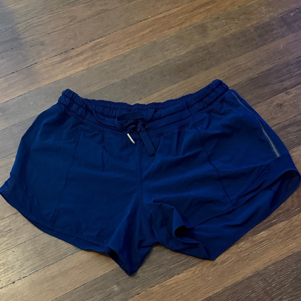 Lululemon Navy Hotty Hot Short - Long